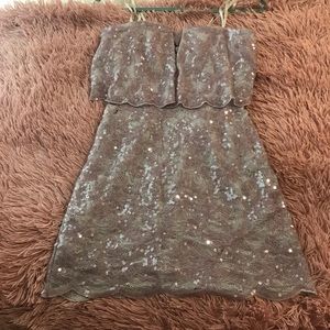 Silver & Lilac BCBG Cocktail Dress - Size 0